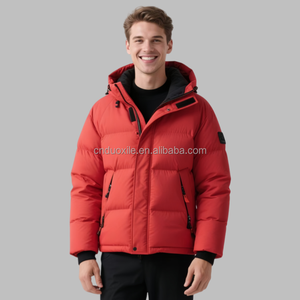 Doudoune de Running Extérieure en Duvet Homme, Veste à Capuche Zippée pour Affaires, Blouson de Motard Personnalisé, Manteau, Veste de <span class=keywords><strong>Ski</strong></span> Softshell - Product Image 4
