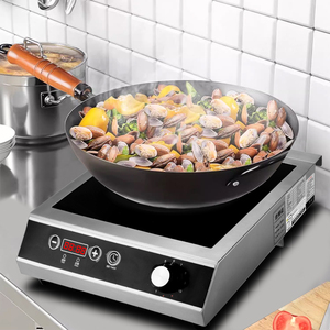 Cocina de Inducción Comercial Ultra Delgada Moseener, Control Táctil, Placa de Cerámica, Portátil para Aplicaciones de Fritura al Aire Libre - Product Image 1