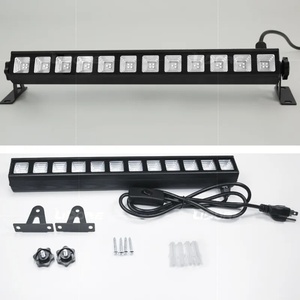Lámpara UV de pared con luz negra para Navidad, DMX512, control de sonido ambiental, luz de barra para escenario - Product Image 5