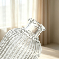 Bouteille en verre colonne romaine, flacon vide pour aromathérapie, pot à encens pour chambre à coucher, diffuseur de parfum, 200ml 100ml 500ml