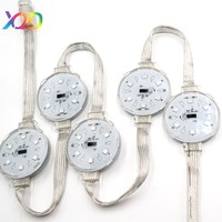 Source de lumière ponctuelle LED RGB RGBW extérieure étanche XQD sur mesure super lumineuse 6V DMX512 pour parcs à thème de Noël IP67