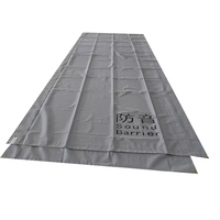 Bâche insonorisante et ignifuge en PVC stratifié LVJU, imperméable et anti-bruit