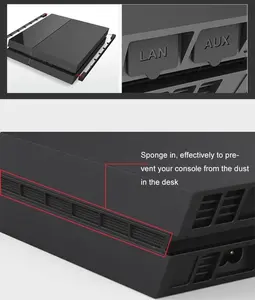 Kits anti-poussière pour PS4 Pro/Slim Dust Prevention Cover pour Sony <span class=keywords><strong>Playstation</strong></span> <span class=keywords><strong>4</strong></span> Console Anti-poussière Mesh Jack Stopper <span class=keywords><strong>Pack</strong></span> - Product Image 6