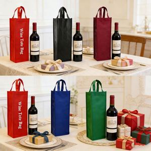 Sac de transport pour vin de qualité supérieure, personnalisé avec logo, pour une ou deux bouteilles, en tissu non tissé - Product Image 2