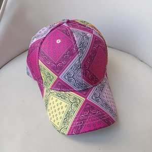 Casquettes de baseball snapback style vintage à motifs de dessins animés color-block pour unisexe, protection solaire, en toile classique - Product Image 4