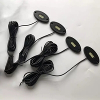 4,6,8,12 gousses 24w Ip68 roche lumière RVB multicolore APPLICATION BT contrôle de dessous de la carrosserie de voiture rvb a mené la lumière de roche