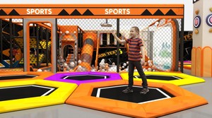 Système <span class=keywords><strong>de</strong></span> terrain <span class=keywords><strong>de</strong></span> jeu intérieur pour enfants, château gonflable pour enfants, équipement <span class=keywords><strong>de</strong></span> jeux souples, trampoline, équipement d'escalade - Product Image 5