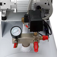 Compresseur d'air à piston professionnel, silencieux, sans huile, 3x550W 2.2HP, 100L, 40-60dB, pour atelier, vente en gros directe d'usine