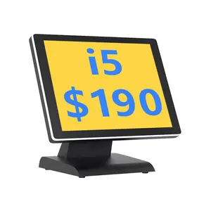 15 Inch Cash Register Mahine Touch Screen Point Of Sale All In One Pos System