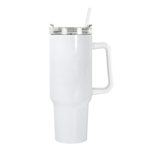 Ready Ship Hot Sale 40oz Stainless Steel Vacuum Insulated Eco-Friendly Sublimation Tumbler <b>Coffee</b> Mug Handle 24hr Thermal - Product Image 4
