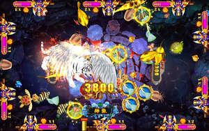 Usa Market Coin Operated Ocean King Fish Game Software Shooting Upright Fishing Cabinet <span class=keywords><strong>Lion</strong></span> King - Product Image 5