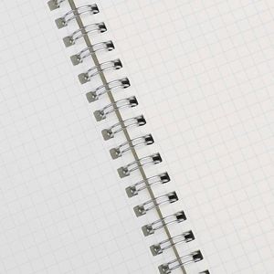 Custom Square Grid A5 Spiral Hardcover Paper Gift <b>Journal</b> Daily School Homework Notebook with Elastic Band Customized Logo - Product Image 4