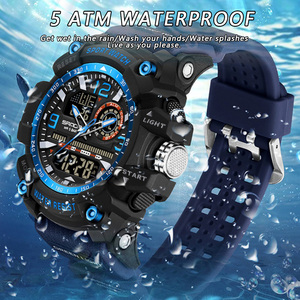 Reloj Electrónico SANDA 3367, Reloj Deportivo Multifuncional de Moda para Adolescentes, Reloj de Pulsera para Estudiantes con Alarma a Prueba de Agua - Product Image 3