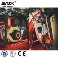 Compacteur à plaques à essence Xinsda HZR160D 5,5-6,5 CV à couple élevé pour le compactage des chaussées en asphalte