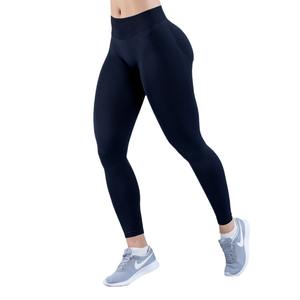 Levantamiento de cadera plisado con <span class=keywords><strong>dibujo</strong></span> de tres secciones de 28 colores para Amazon Cross-Border Venta caliente Pantalones de yoga bajos sin costuras Sólido - Product Image 5