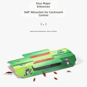 Trampas y Polvos Adhesivos para <span class=keywords><strong>Cucarachas</strong></span> GREEN KILLER, Desechables, de Papel, de Estado Sólido, Ligeramente Tóxicos - Product Image 1