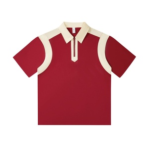 Polo Deportivo con Cierre para Hombre - Material de Secado Rápido con Cierre Completo, Ideal para Entrenamientos, Correr y Estilos de Vida Activos - Product Image 1