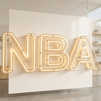 Enseigne lumineuse LED 3D en acrylique personnalisée, étanche IP65, nouveau style Zhilin, pour la maison et les entreprises, avec certification CE RoHS