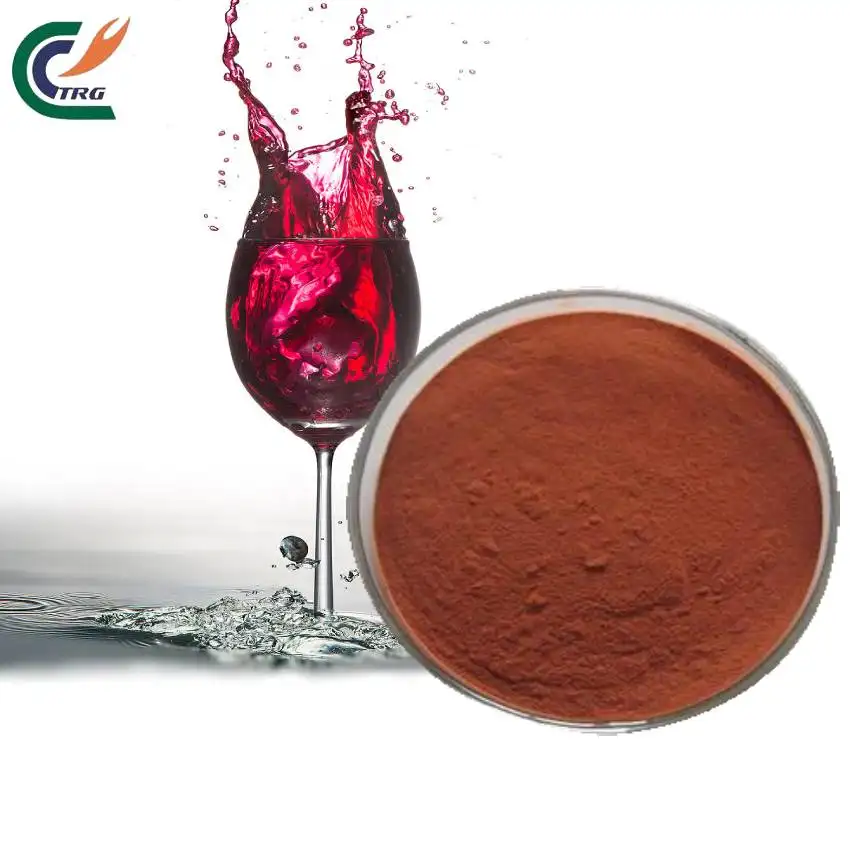 Professionale di alta qualità naturale antiossidante istantaneo estratto di vino rosso in polvere polifenoli di vino rosso