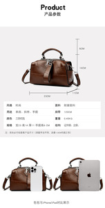 Nouveaux sacs à main pour femmes, luxueux, confortables, doux, durables, légers, avec fermeture à glissière, en PU, imperméables et écologiques - Product Image 3