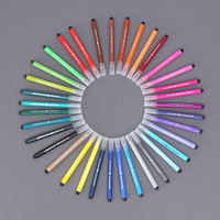 Vente en gros de stylos fluorescents à craie liquide 12/24/36/48 couleurs avec logo personnalisé Ensemble de stylos marqueurs
