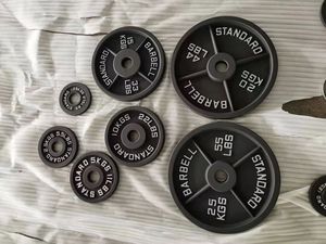 Di alta qualità di sollevamento pesi in ghisa piastra pesi palestra piastra paraurti per allenamento in palestra in LB e <span class=keywords><strong>KG</strong></span> - Product Image 3