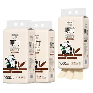 Papel Higiénico Colgante Suave de Diseño Personalizado Premium, 4 Capas de Pulpa de Bambú, Fuerte Absorción, Ecológico y Seguro - Product Image 4