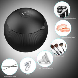 Nettoyeur ultrasonique UV <span class=keywords><strong>pour</strong></span> prothèses dentaires, aligneurs, gouttières de blanchiment, protège-dents de <span class=keywords><strong>nuit</strong></span>, têtes de brosse à dents, appareils dentaires - Product Image 3