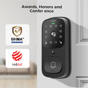 Cerradura Inteligente para Puerta Arpha AL501 con Video 2K HD, Huella Dactilar, WiFi Tuya, Audio Bidireccional, <span class=keywords><strong>Timbre</strong></span> y Entrada sin Llave IP65 - Product Image 2