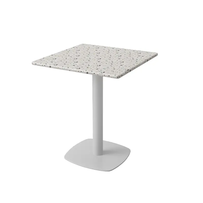 Goedkope Moderne Dining Restaurant Meubels Witte Ronde Cafe Diner Eetkamer Tafels Met Stoelen