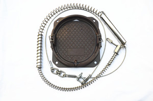 Set di Trappole a Scatto in Acciaio Inox per Cinghiali e Roditori, Trappola ad Alta Tensione da Esterno, Pedale da 9 Pollici, Forza di Trazione 125 kg, Ecologica - Product Image 6