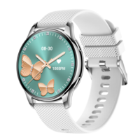 Nuevo Reloj Inteligente AMOLED SW59 de 1.32 Pulgadas para Mujer, Diseño Elegante y Moderno 2024, con Llamadas Bluetooth y Monitor de Ritmo Cardíaco