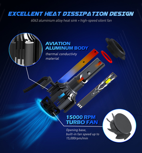 Xenplus Đèn pha nhà Máy Giá U12 70 Wát 20000LM H1 H3 H4 H7 H11 H13 9004 9005 9006 9007 9012 <span class=keywords><strong>880</strong></span> 881 cho xe Led Đèn Pha bóng đèn - Product Image 6