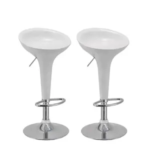 Kunststoff Niedriger Preis Weiß Hochwertige moderne Barhocker Stühle Industrie möbel Barhocker für die Küche