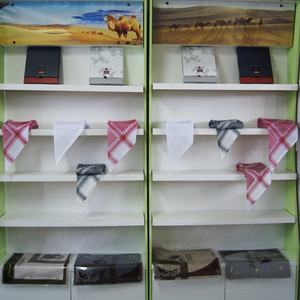 レディーメイドカスタムロゴ卸売無地ソフトポリエステルメッシュアラブシェマーケフィエサウジスタイルヒジャーブ男性用 - Product Image 6