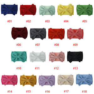 Nueva Diadema Infantil <span class=keywords><strong>de</strong></span> Lazo Doble <span class=keywords><strong>de</strong></span> Tela con <span class=keywords><strong>Cinta</strong></span> <span class=keywords><strong>de</strong></span> Encaje, Estilo Euroamericano, Color Sólido, Antideslizante, con Lazo Sencillo - Product Image 5