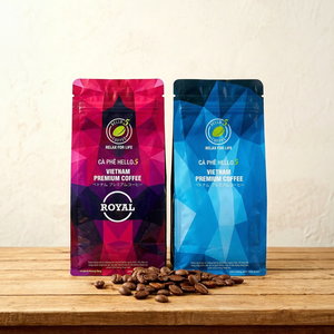 Café Hello 5 Vietnam, Granos de Café Robusta Premium, 100% Puro, Alto Contenido de Cafeína, Listo para Preparar en Frío - Product Image 1
