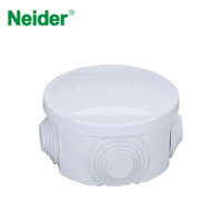 ND-RA 50*50mm ABS/PVC Boîte de jonction de câble en plastique Boîtier électrique