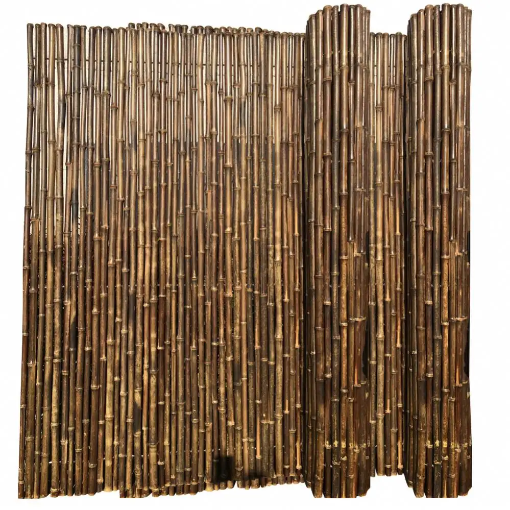 Recinto di bambù carbonizzato di cioccolato artificiale del giardino di trattamento di alta qualità