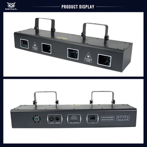 <span class=keywords><strong>ไฟ</strong></span>เลเซอร์ DMX <span class=keywords><strong>RGB</strong></span> 4หัวสำหรับเวทีดีเจบาร์ดิสโก้ - Product Image 3