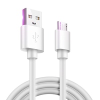 Câble de charge rapide et de transfert de données Type-C vers Micro USB pour téléphones Android avec prise en charge et transfert de données