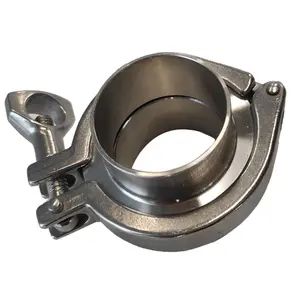 Stainless Steel Casting Service 304 Single Pin Double Pin Heavy Duty Sanitary Clamps