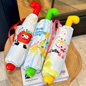 <span class=keywords><strong>Parapluie</strong></span> pliant pour enfants anti-UV, motif personnalisable à peindre soi-même, trois plis, idéal pour les voyages, vente en gros usine - Product Image 1