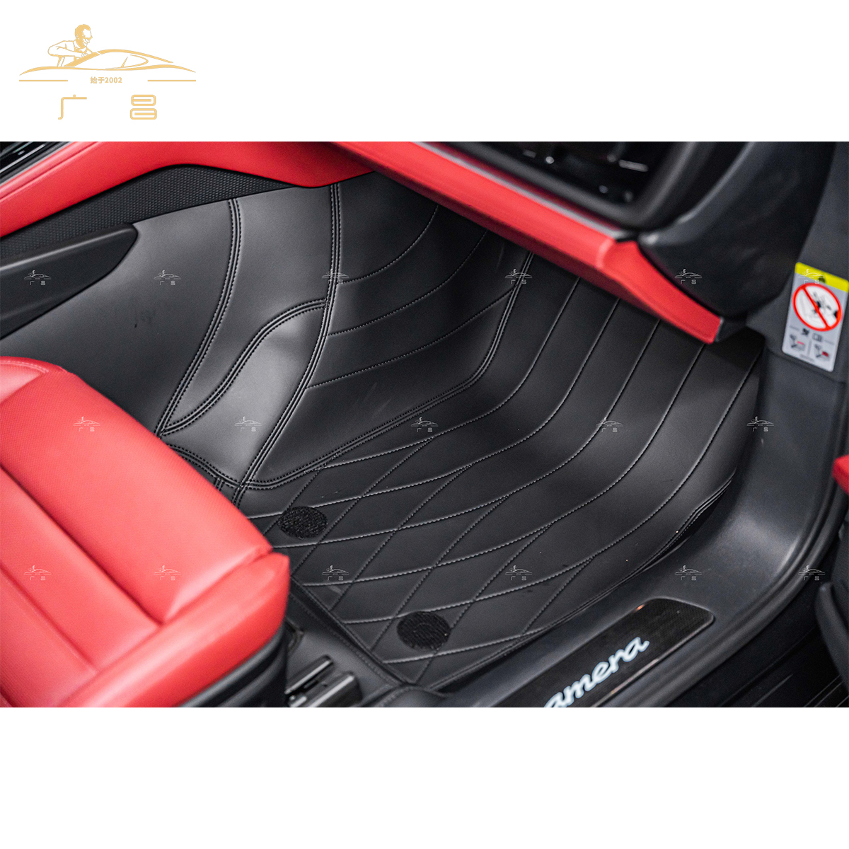 Premium Cargo Liner For Porsche Panamera 2017-2024 - Custom Fit Trunk Mat, 3D Laser Measured, TPE Material, All-Season Protection