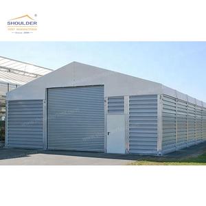 Tente de stockage étanche en entrepôt, tissu PE robuste avec cadre en acier, grand abri industriel pour la protection des marchandises - Product Image 3