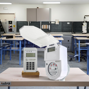 Sıcak satış STS ön ödemeli su sayacı akıllı IC kart ödeme dayanıklı su geçirmez LCD ekran üst düzey ölçüm cihazı - Product Image 2