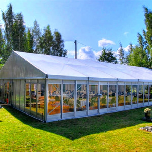 Tentes extérieures d'auvent de partie de tente de <span class=keywords><strong>barnum</strong></span> de chapiteau de mariage de doublure de plafond clair d'envergure pour des événements <span class=keywords><strong>prix</strong></span> usine de <span class=keywords><strong>barnum</strong></span> - Product Image 1