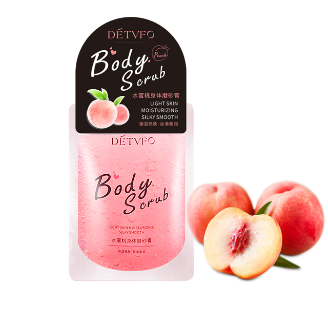 100% натуральный персиковый розовый скраб для тела отшелушивающий для улучшения очистки кожи курицы отбеливающий скраб для тела
