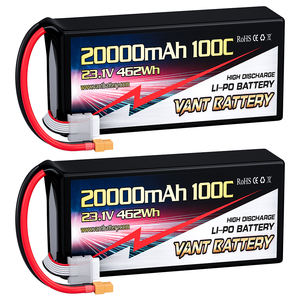 Vant 6s-hv סוללה רחפן 20000mah 23.1v 100c 6s lipo סוללה lipo עם סוללות xt60/xt90s עבור רחפנים 7/10/13/15/18 אינץ fpv - Product Image 2