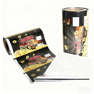 Rollo de Película de Embalaje Termosellable BOPP Impresa Personalizada de Grado Alimenticio para Envoltura de Barritas de Proteína, Galletas y Snacks - Product Image 1